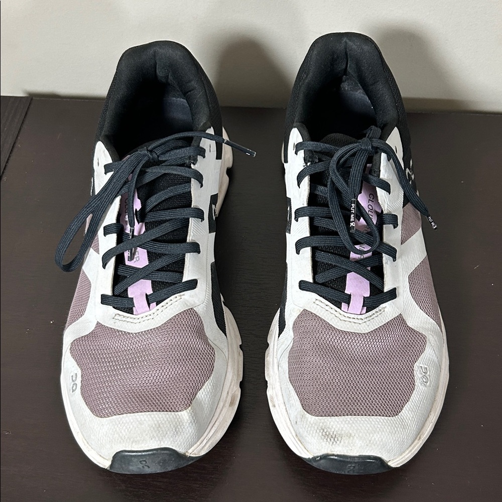 On Running Cloudrunner Sneaker Heron Black Purple Plush Cloud Tech Sz 10 - Picture 3 of 15